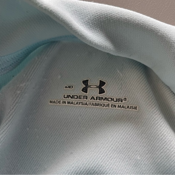 Under Armour Long Sleeve Shirt | Mock Turtleneck | Size M | Light Blue - Picture 5 of 7